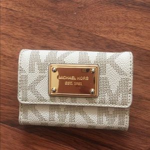 Michael Kors card/coin wallet.